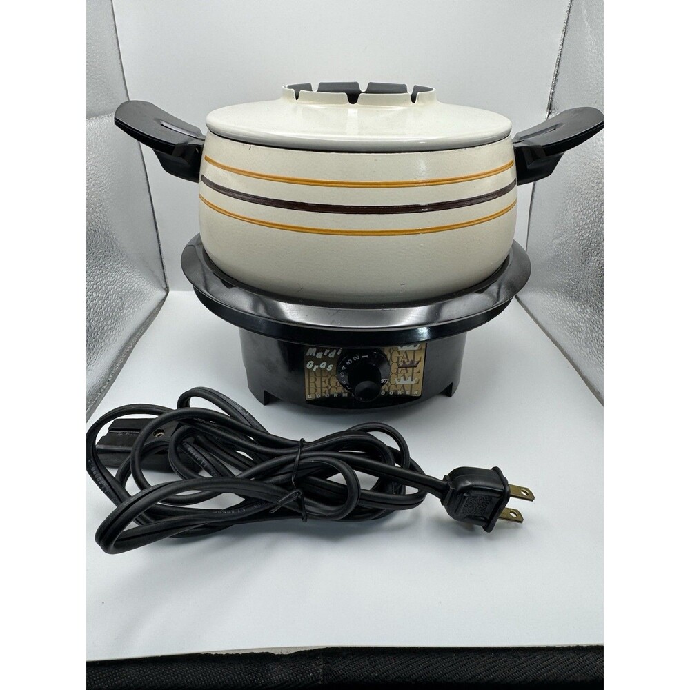 Vintage Regal Fondue Automatic Electric 1.5 Quart Betty Crocker *Tested* *WORKS*